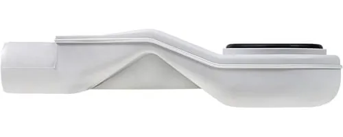 Flat trap of the Luxdrain STR with its side outlet